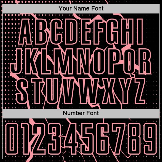 Sublimation Lightning Pink Jersey Medium Sports Uniform Custom Soccer Black