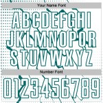 Sublimation Sports Uniform Jersey White Custom Soccer Lightning Teal