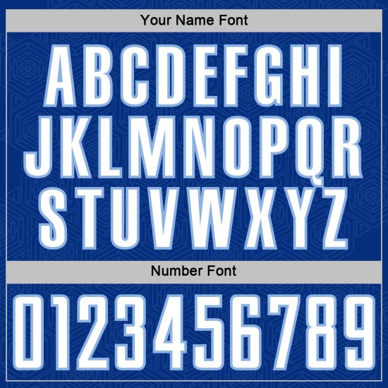 Soccer Geometric Sports Blue Custom Royal Shape White-Light Sublimation Uniform Jersey