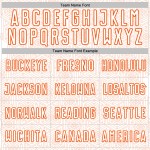 Uniform Sports Sublimation Custom Jersey Shape Orange Geometric White Soccer