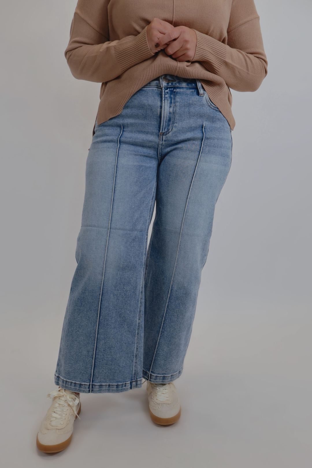 Margo Pintuck Crop Jeans