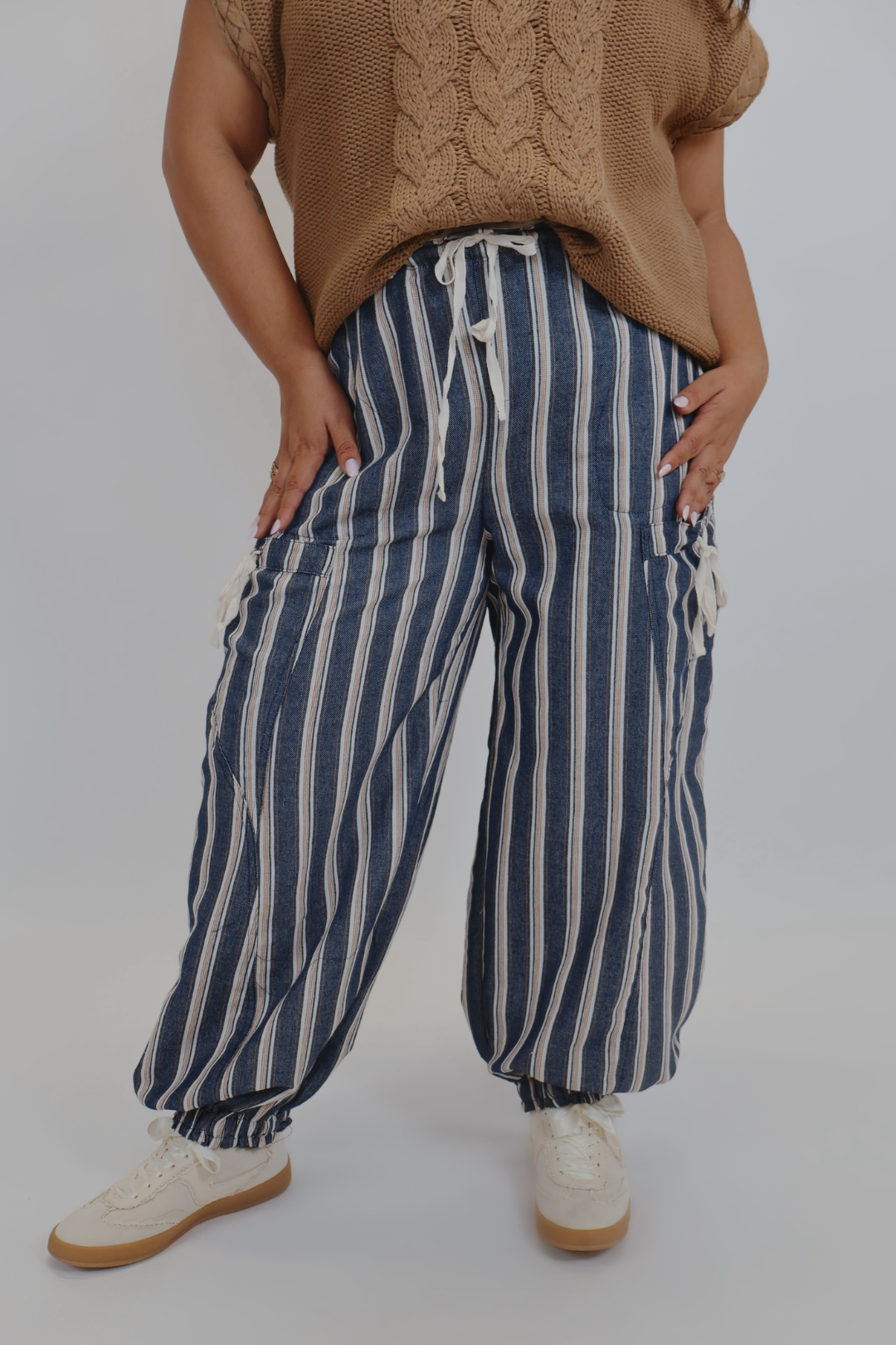 Maren Soft-Washed Stripe Pants