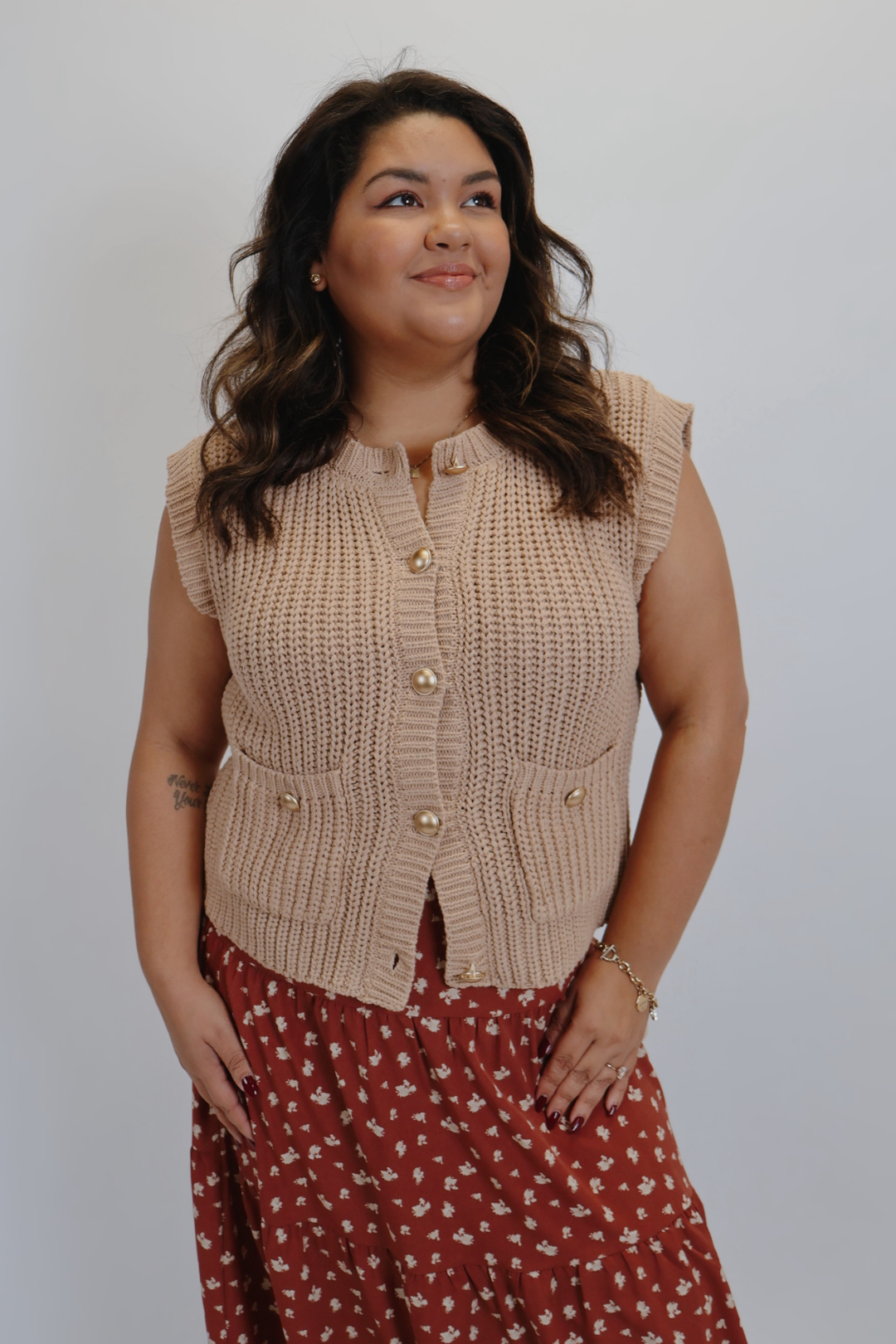 Vintage Charm Sweater Vest