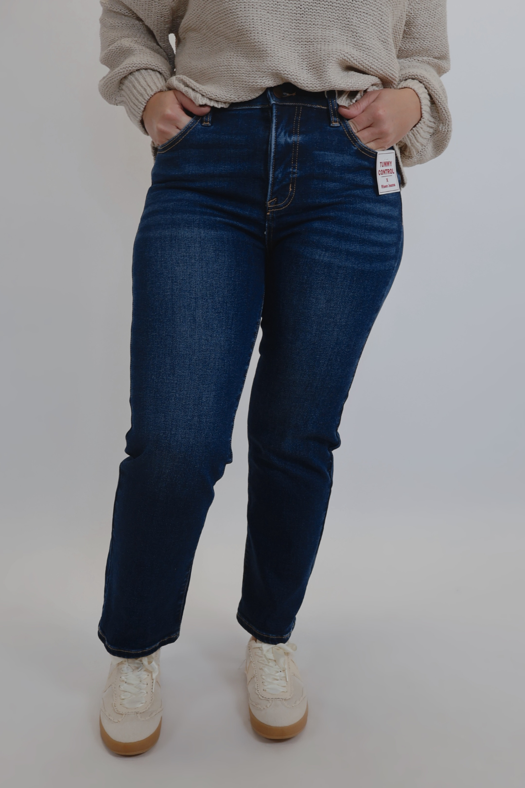 Brynn Cropped Straight Leg Jeans
