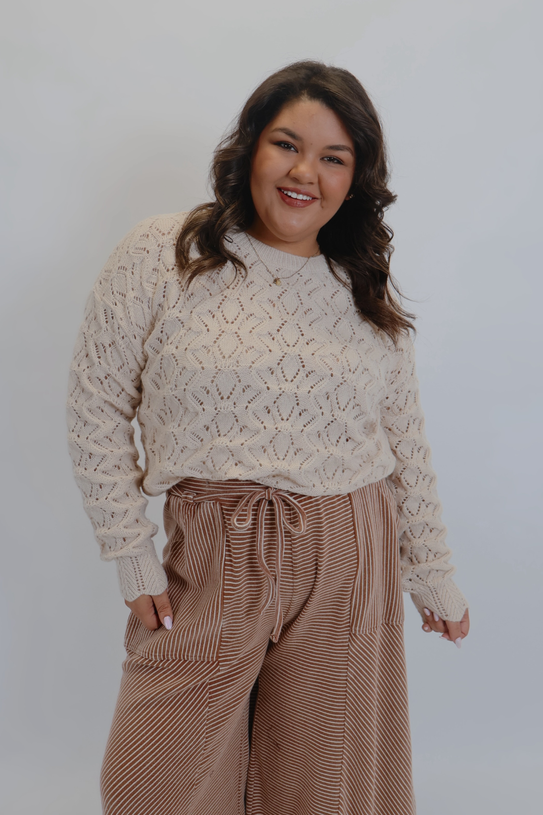 Hadley Open-Knit Sweater