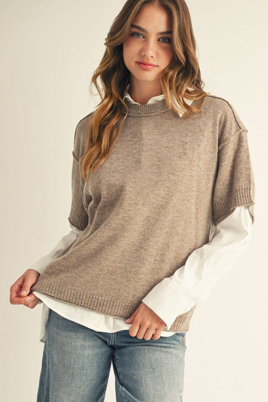 Driftwood Lounge Knit Top