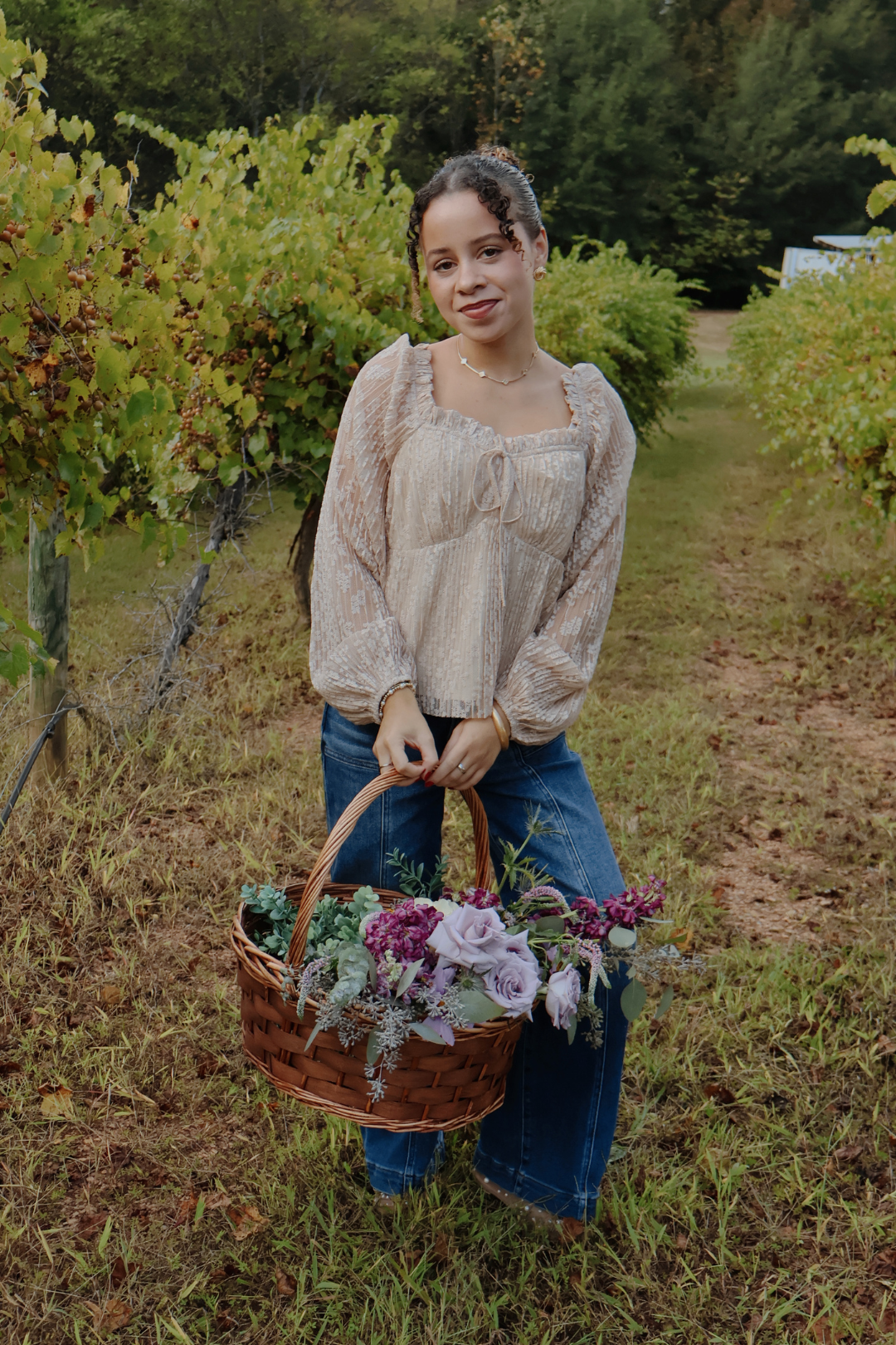 Willow Lace Peplum Blouse