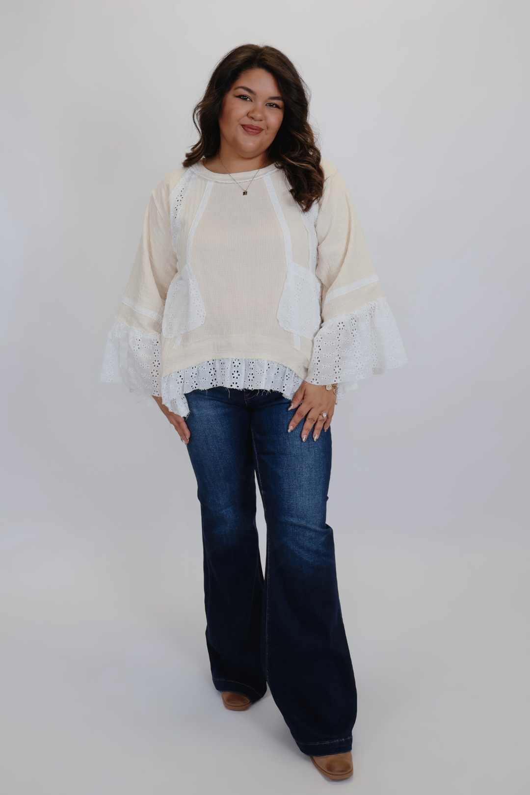 Blush Bloom Mini Dress in Plus