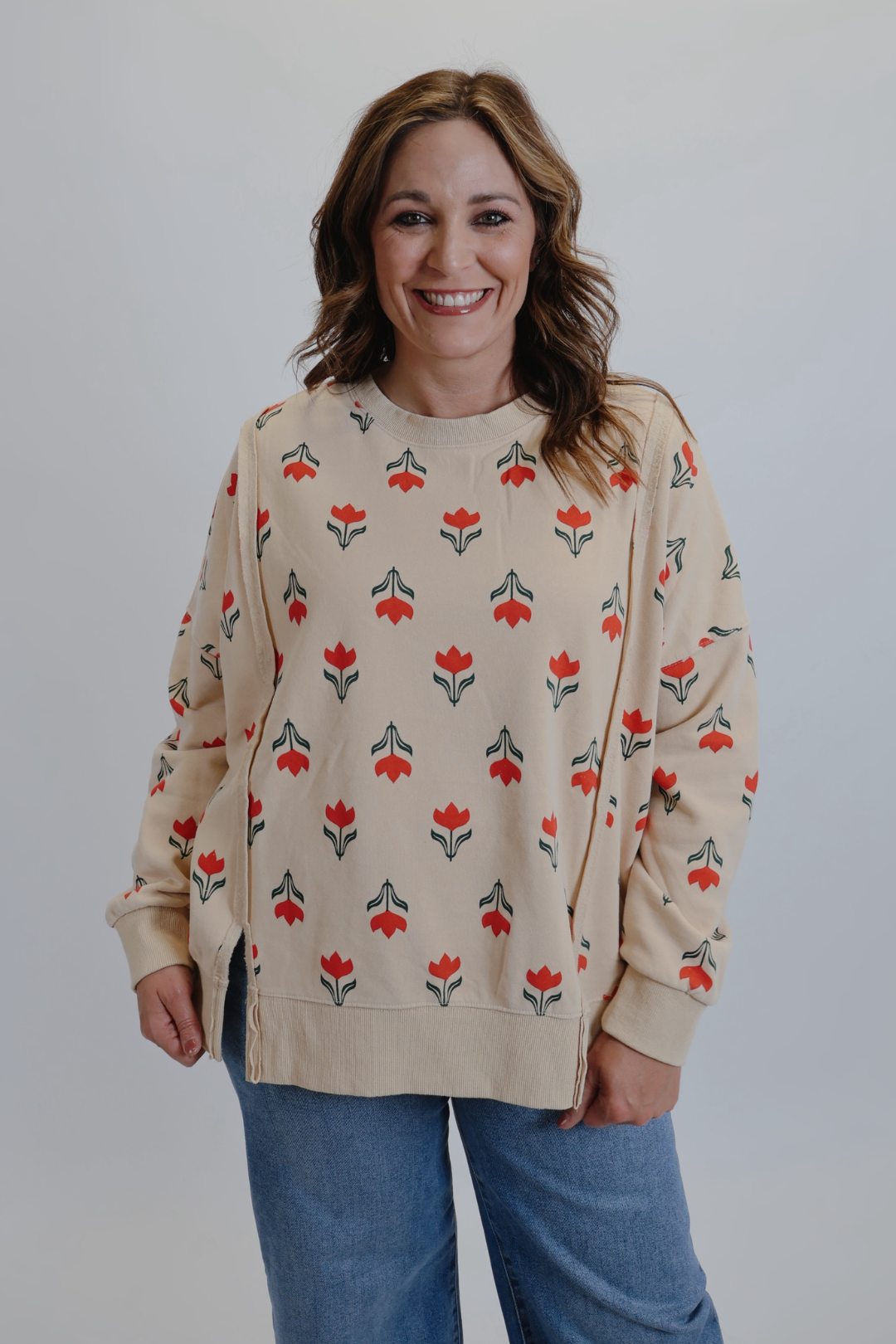 Washed in Bloom Pullover