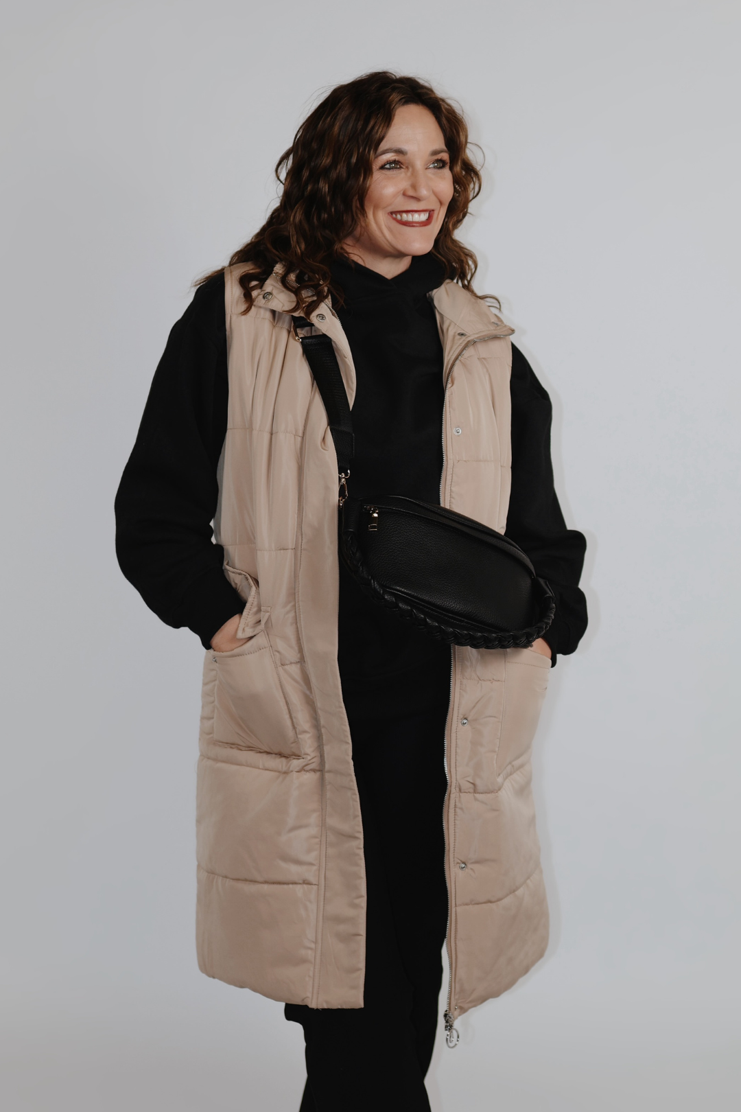 The Aspen Lane Longline Puffer Vest