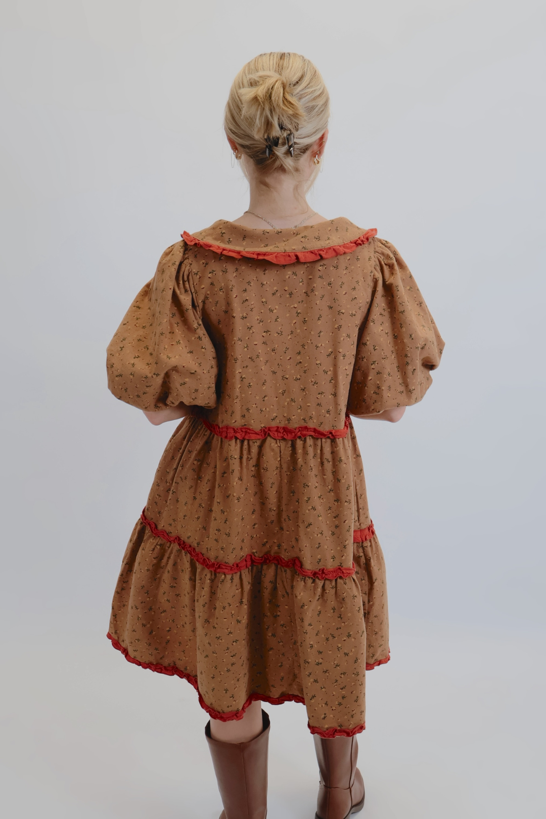 Blush Bloom Mini Dress in Plus