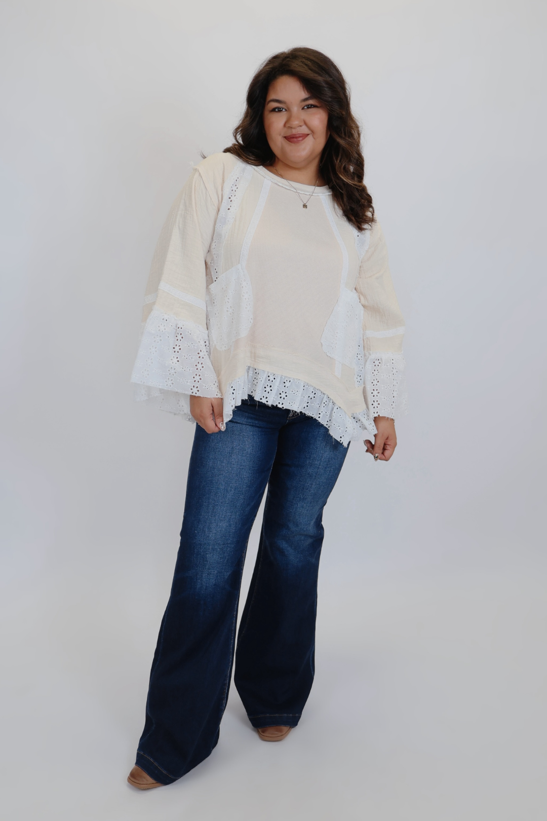 Blush Bloom Mini Dress in Plus