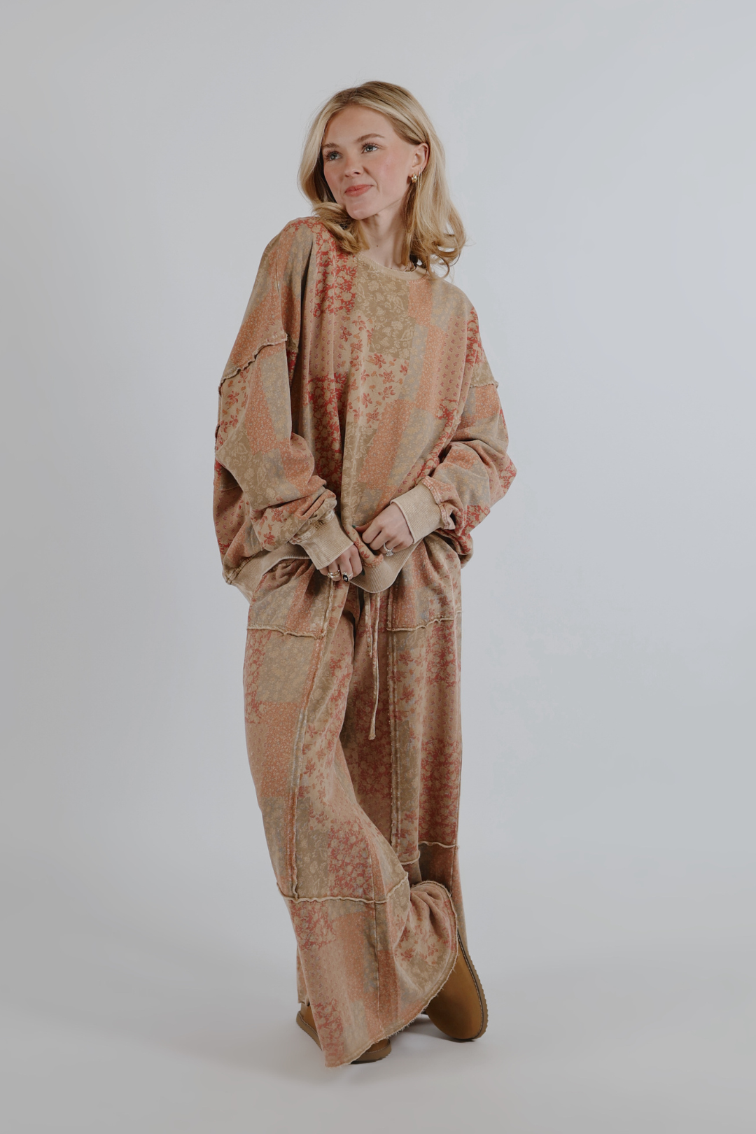 Blush Bloom Mini Dress in Plus