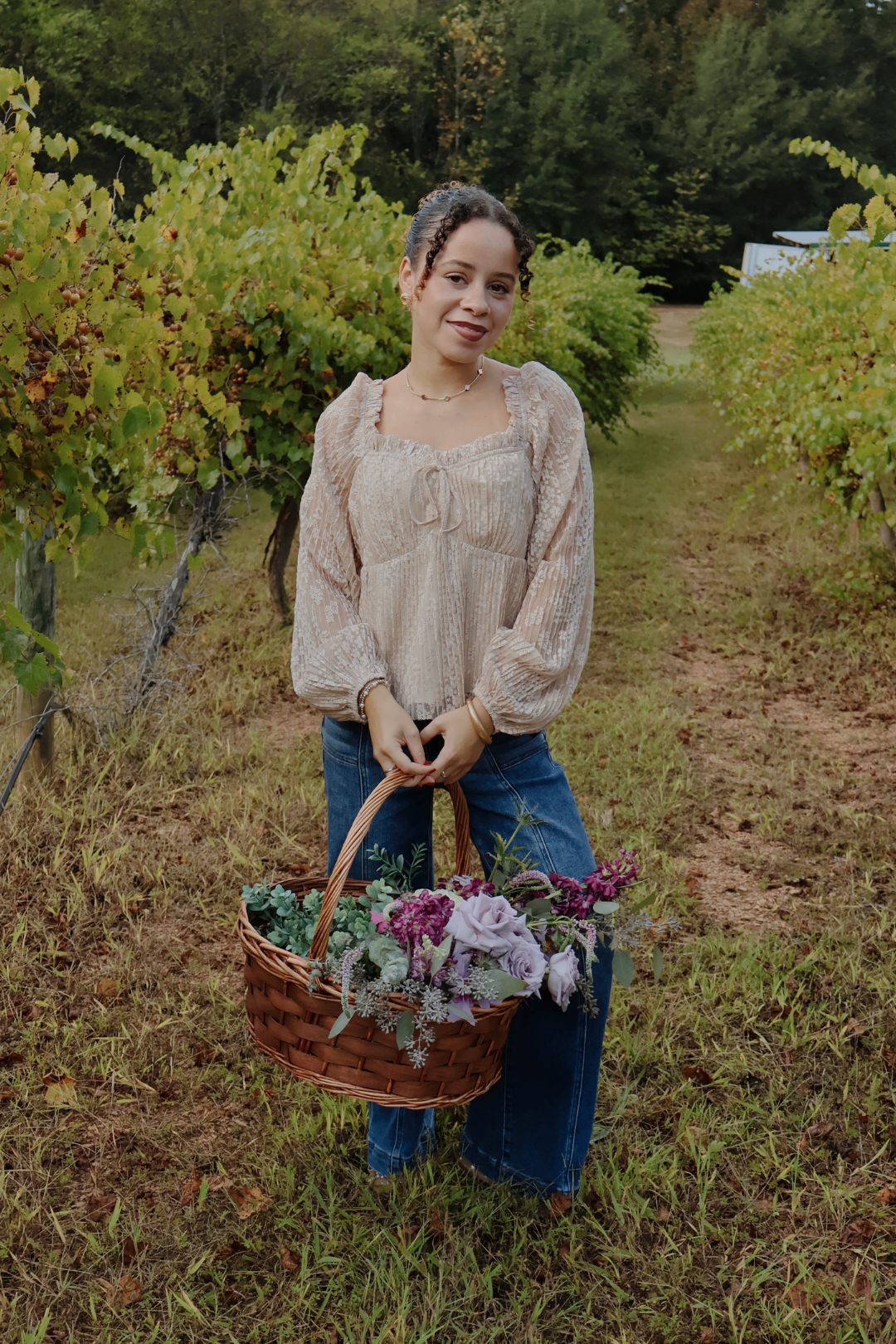 Blush Bloom Mini Dress in Plus