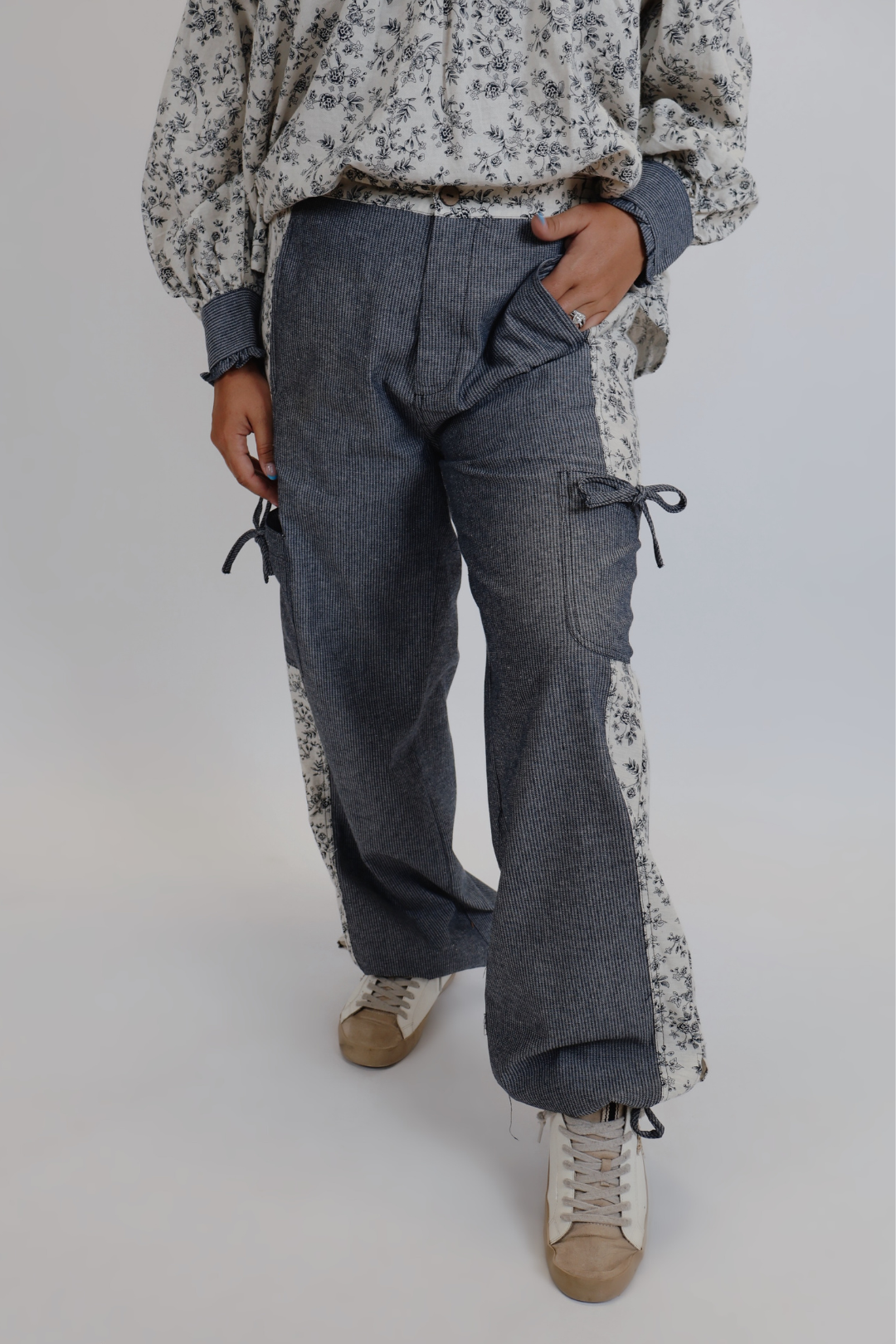 Petal Patch Cargo Pants