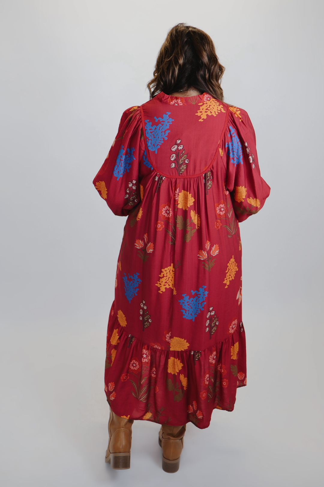 Blush Bloom Mini Dress in Plus