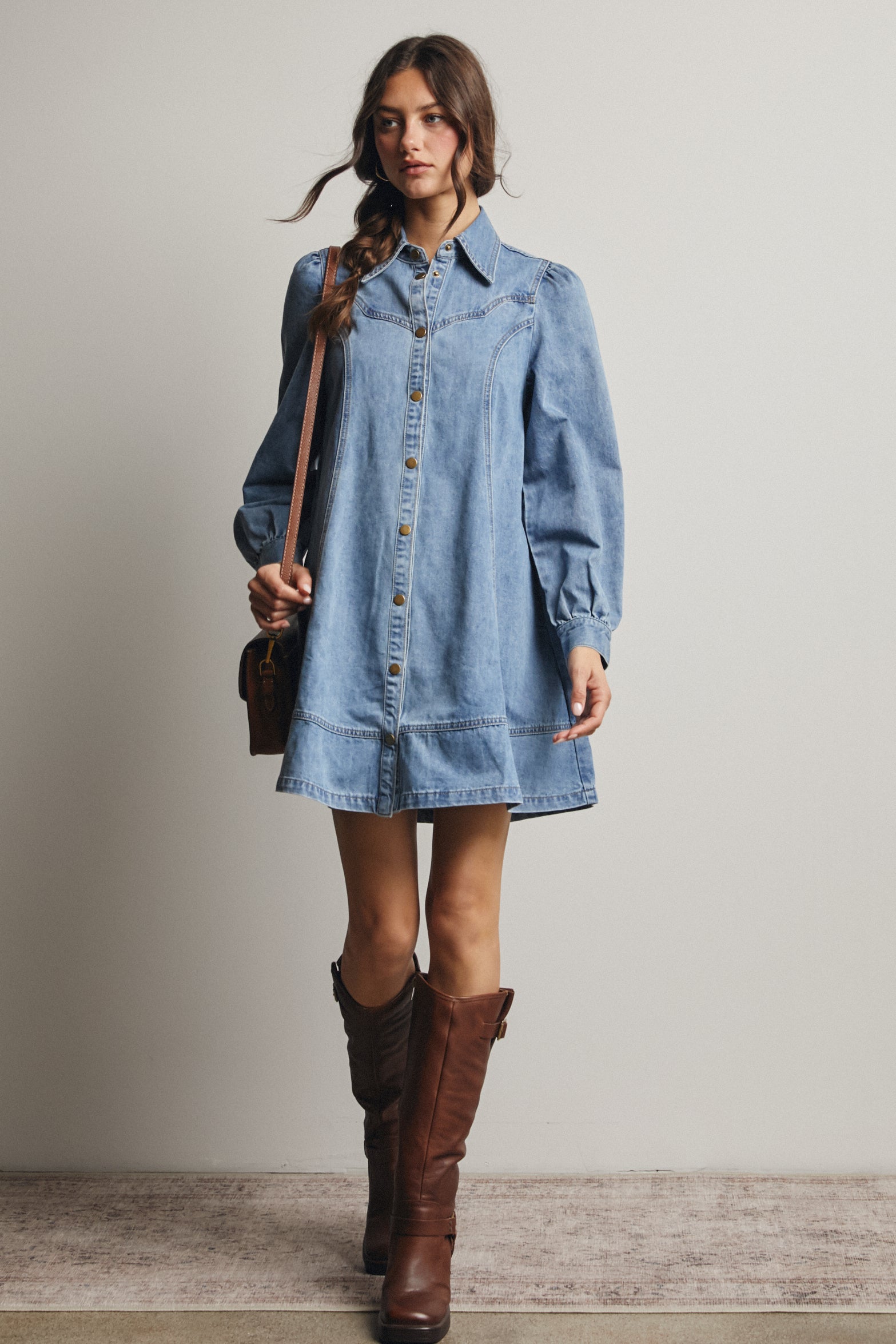 Sierra Western Denim Dress