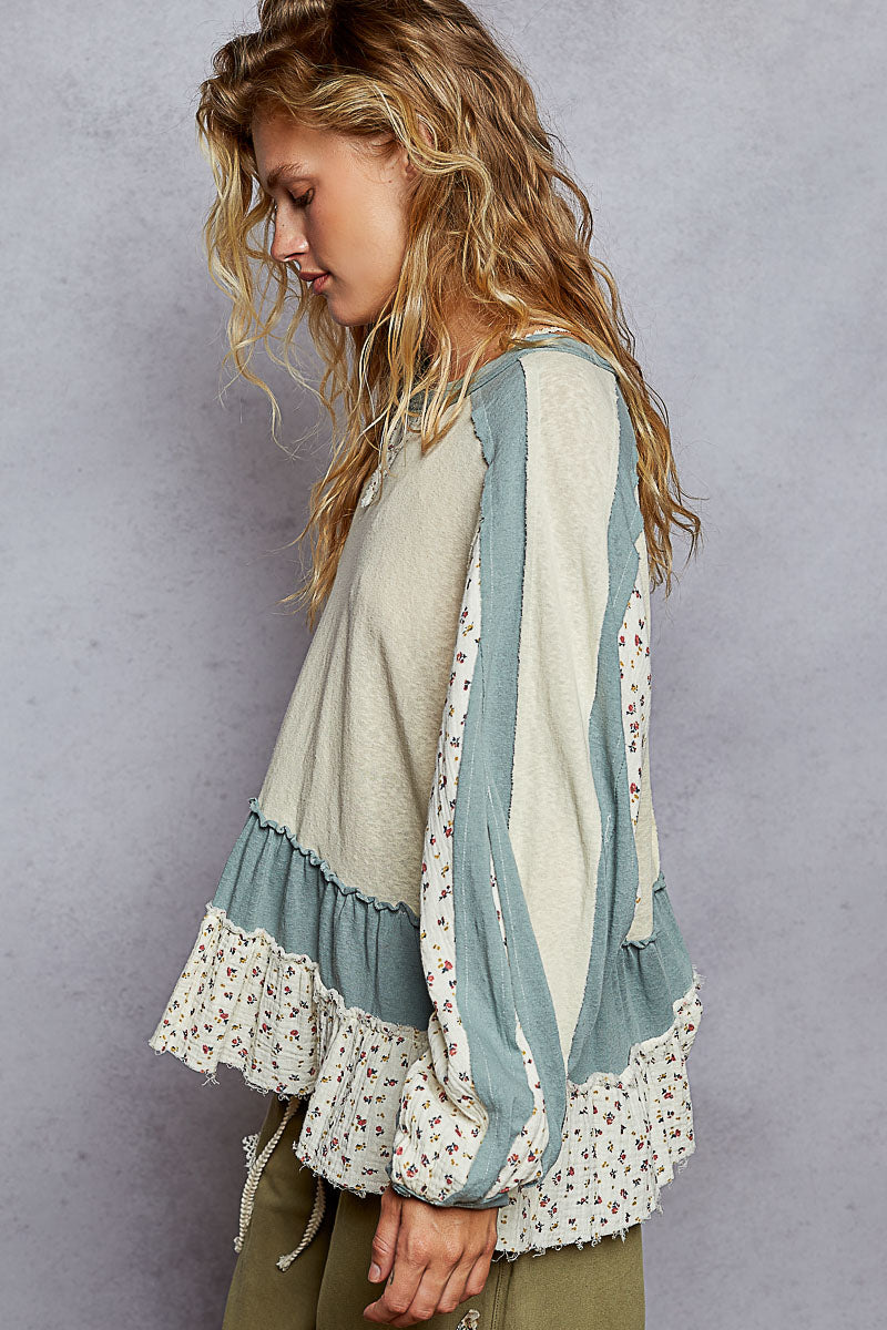 Blush Bloom Mini Dress in Plus